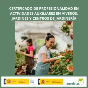 ACT. AUX. VIVEROS, JARDINES Y CENTROS DE JARDINERÍA