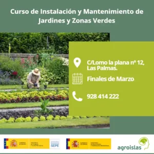 NUEVO CURSO DE MANTENIMIENTO DE JARDINES