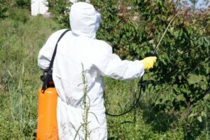 Aplicación de productos fitosanitarios durante formación agrícola verano Agroislas
